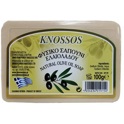 Knossos Natural White Σαπούνι 4x100gr