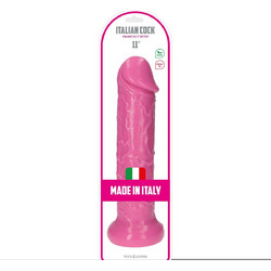 Toyz4lovers Italian Cock Hercules Ρεαλιστικό Dildo με Βεντούζα 33cm Ροζ