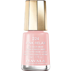 Mavala 224 Pink Relax Gloss Βερνίκι Νυχιών Μακράς Διαρκείας 5ml