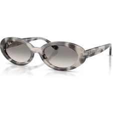 Ray-Ban RB2223 144832 Γυναικεία Γυαλιά Ηλίου Οβάλ Κοκάλινα Γκρι με Μαύρο Φακό