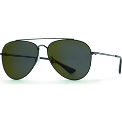 Invu INP1904 C Ανδρικά Γυαλιά Ηλίου Aviator Μεταλλικά Μαύρα με Μαύρο Φακό