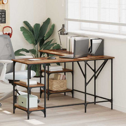 vidaXL Γωνιακό Γραφείο Υπολογιστή Ξύλινο 139x139x75cm 882868