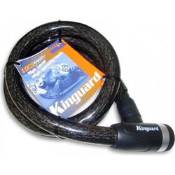 Kinguard 2012 Αντικλεπτική Κουλούρα Μηχανής 170cm Μαύρη