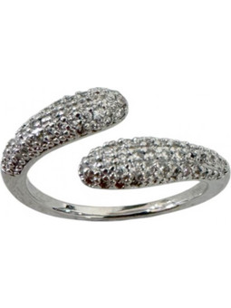 RO Accessories Γυναικείο Δαχτυλίδι Ασημί R146