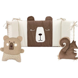 Baby Star Natura Πάντα Κούνιας Καφέ Μπεζ 40x140cm 7134