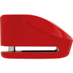 ABUS 277A Κλειδαριά Δισκόφρενου Μηχανής 10mm με Συναγερμό Κόκκινη