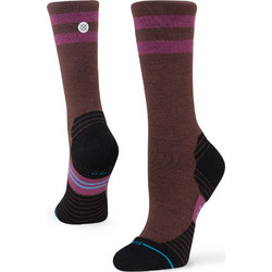 Stance Wool Crew Ανδρικές Κάλτσες Ψηλές με Σχέδια Καφέ A448A24LIG-DBN