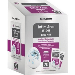 Frezyderm Intim Area Extra Mild Μαντηλάκια Ευαίσθητης Περιοχής 20τμχ