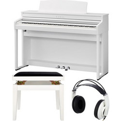 Kawai CA-401 Set Ηλεκτρικό Πιάνο Όρθιο με 88 Βαρυκεντρισμένα Πλήκτρα White
