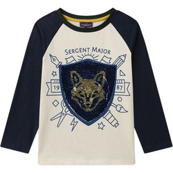 Sergent Major Παιδικό T-Shirt Μακρυμάνικο Navy Μπλε Μπεζ 25H3PG31TML