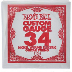 Ernie Ball 1134 Σετ 6 Χορδές Ηλεκτρικής Κιθάρας Nickel Plated Steel 34"