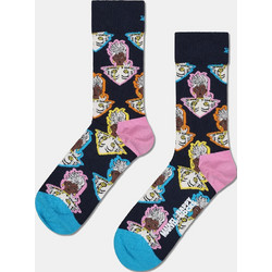 Happy Socks Marvel (TM) Storm Ανδρικές Κάλτσες Ψηλές Μαύρες 1Pack P003492-1000