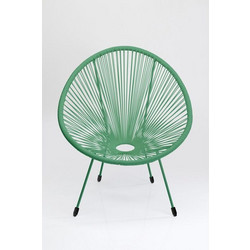Kare Design Acapulco Καρέκλα Κήπου Πράσινη 87962