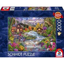 Puzzle Schmidt River in Mountains 2000 Κομμάτια