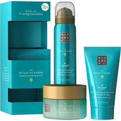Rituals Karma Foaming Shower Gel 50ml + Body Scrub 125gr + Body Cream 70ml