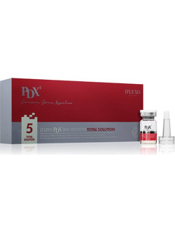 Dermaline D'Lexo PDX5 Skin Αντιγηραντικό Ενυδατικό Booster Προσώπου για Λάμψη Νιασιναμίδη Πεπτίδια 5x5ml
