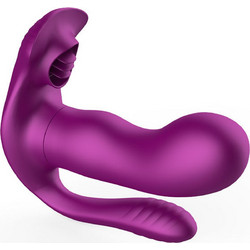 Kinksters Triple Tongue Vibrator Διπλός Δονητής Μωβ