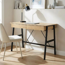 Spitishop Γραφείο Υπολογιστή Ξύλινο 110x55x75cm CD-23149B