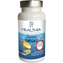 Healthia Superior Omega 3 Ιχθυέλαιο 1380mg 60 Κάψουλες
