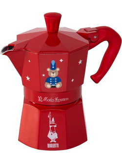 Bialetti Moka Express Joyful Memories Μπρίκι Espresso 3Cups Κόκκινο