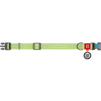 Waudog Reflective Κολάρο Σκύλου Lime 2x28-40cm