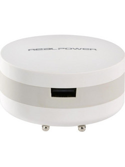Ultron RealPower PBC-1800 Power Bank 1800mAh με Θύρα USB-A & Θύρα USB-C White