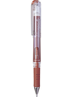 Pentel Hybrid Grip Metallic Στυλό Gel 1mm Bronze K230-MEO