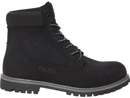 Funky Buddha Ανδρικά Αρβυλάκια Δερμάτινα Μαύρα FBM012-023-08
