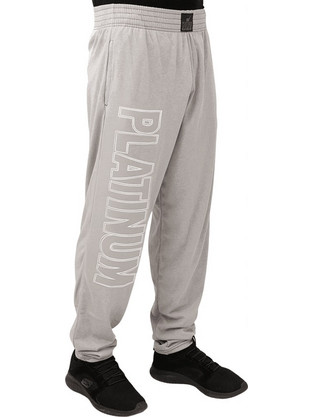 Platinum Jersey Ανδρικό Παντελόνι Φόρμας Γκρι JP-408