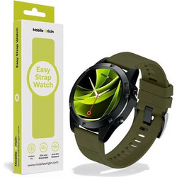 Mobile Origin Easy Strap Garmin Λουράκι Σιλικόνης Dark Green (Universal 22mm)
