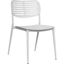 HomeMarkt Hilliard Καρέκλα Κήπου Αλουμινίου Λευκή HM6645.02