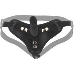 Taboom Small Harness Strap On με Dildo 12.5cm Μαύρο