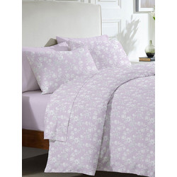Sunshine Σετ Σεντόνια Μονά 160x250 Menta 340 Lila