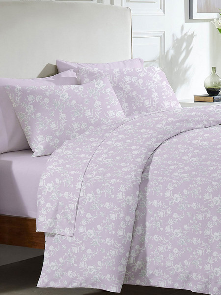 Sunshine Σετ Σεντόνια Μονά 160x250 Menta 340 Lila