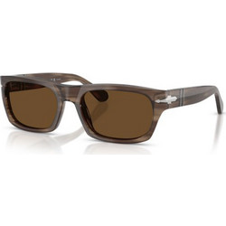 Persol PO3398S 1208 Ανδρικά Γυαλιά Ηλίου Τετράγωνα Καφέ με Καφέ Φακό