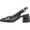 Wall Street Grabel Γόβες Slingback Λουστρίνι με Χοντρό Χαμηλό Τακούνι Μαύρες AM5691.26054.D