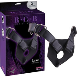 Chisa Novelties RGB Luxe Harness Strap On Μαύρο