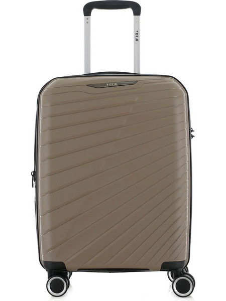RCM 585 Βαλίτσα Καμπίνας 55x37x20cm με 4 Ρόδες Μπεζ
