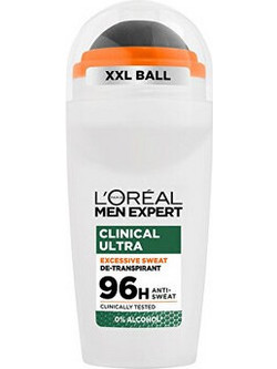 L'Oreal Paris Clinical Ultra Ανδρικό Αποσμητικό Roll On 96h 50ml