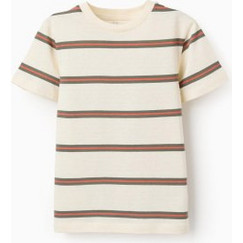 Zippy Παιδικό T-Shirt Κοντομάνικο Μπεζ Καφέ 31077098021