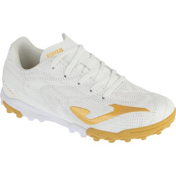 Joma Evolution Jr 2602 TF EVJS2602TF Παιδικά Ποδοσφαιρικά Παπούτσια με Σχάρα Λευκά Χρυσά