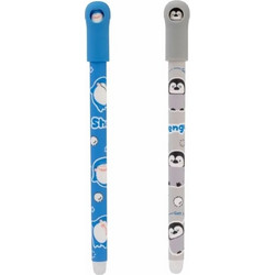 M&G Soft Animals - Στυλό Gel που Σβήνει 0.7mm Μπλε Διάφορα Σχέδια AKPC52R0
