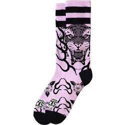 American Socks Khan Βαμβακερές Ανδρικές Κάλτσες Ψηλές με Σχέδια Πολύχρωμες AS461