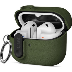 Tech-Protect Slim Hook Θήκη PC με Γάντζο για Samsung Galaxy Buds 3 / 3 FE / 3 Pro Olive Πράσινη