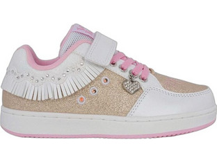 Lelli Kelly Παιδικά Sneakers με Φωτάκια Λευκά Ροζ Χρυσά LKAL8058-BIOR