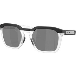 Oakley OO9533 06 Ανδρικά Γυαλιά Ηλίου Τετράγωνα Κοκάλινα Μαύρο Διαφανές με Μαύρο Φακό