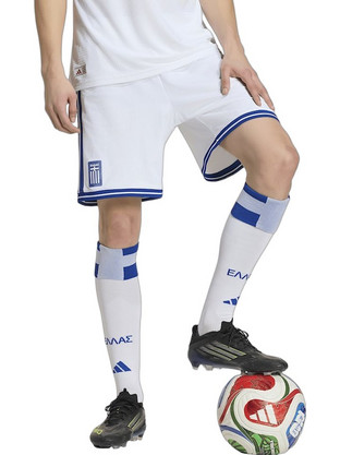 Adidas Greece 26 Αθλητική Ανδρική Βερμούδα Λευκή KF3560-VL156