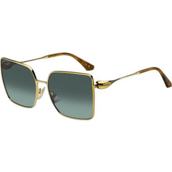 Etro 0138/S F2A/EQ Γυναικεία Γυαλιά Ηλίου Τετράγωνα Μεταλλικά Χρυσά με Πράσινο Φακό