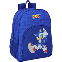 Safta Sonic Σχολική Τσάντα Πλάτης Δημοτικού Μπλε S4313730
