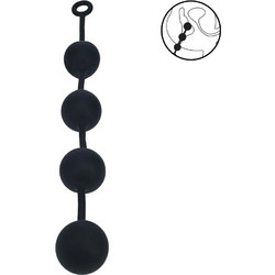 Shots Levelz XXLarge Πρωκτικές Μπίλιες 6cm Μαύρες